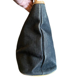 Side of denim bag