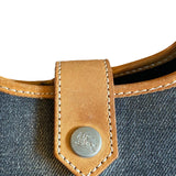 Snap on denim bag