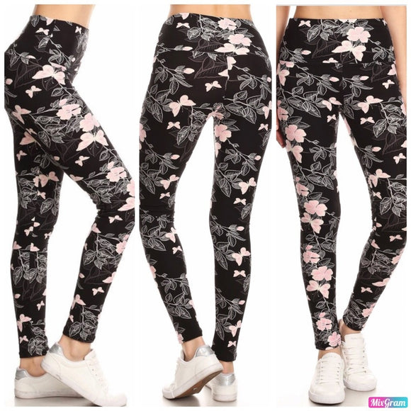 Front of butterfly leggings