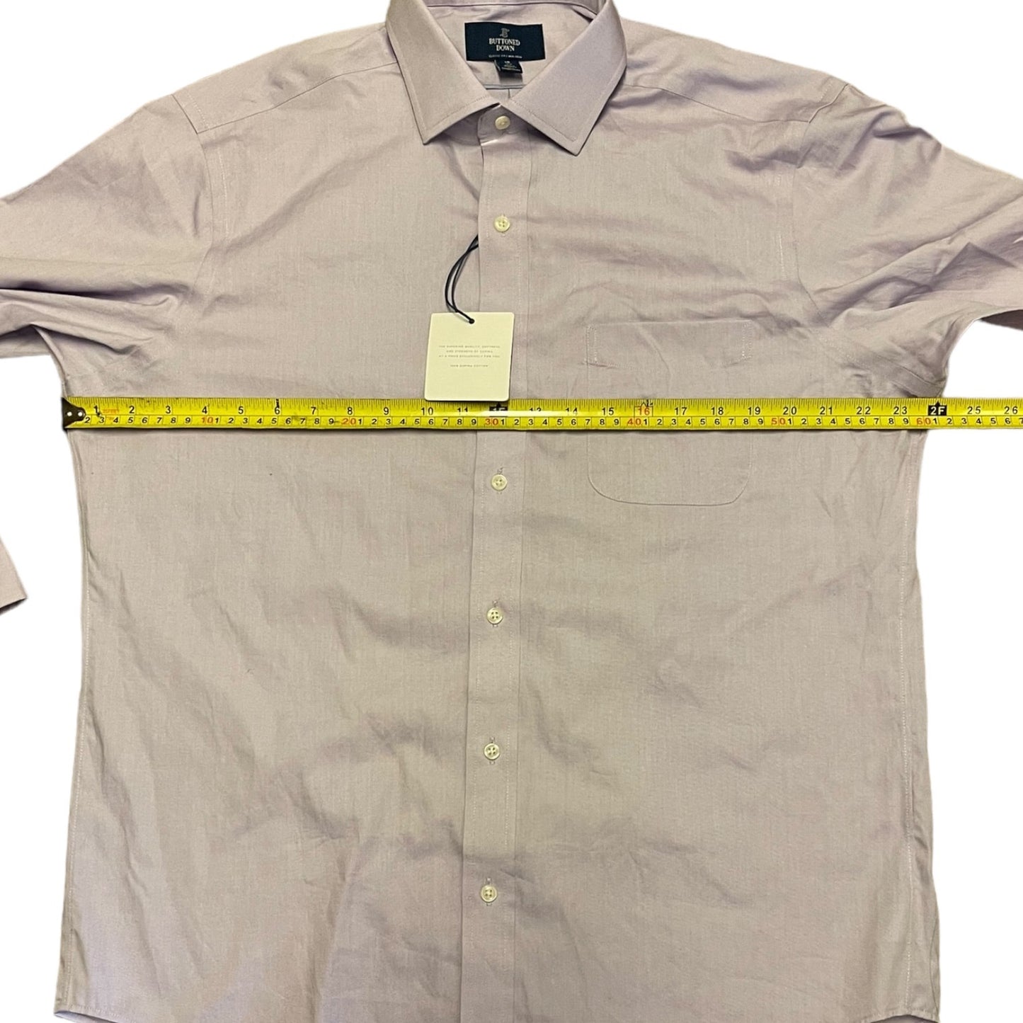 Pit to pit of shirt