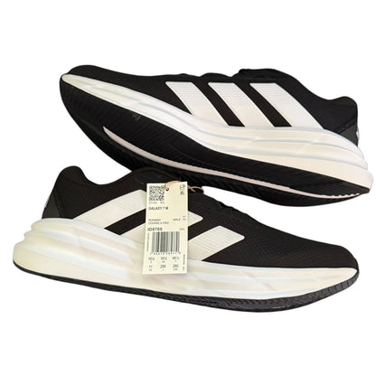 Adidas Mens Back White Galaxy 7 Running Athletic Sneaker Shoes Size 11