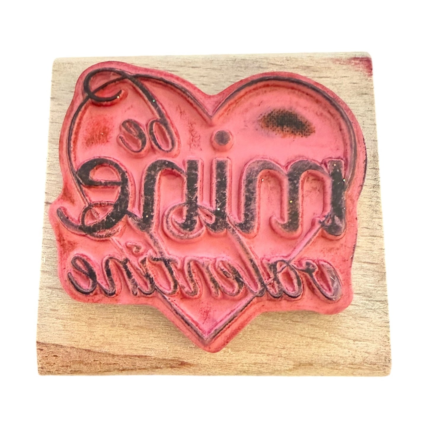 Hampton Art Studio G Janet Dunn Be Mine Valentine Rubber Stamp