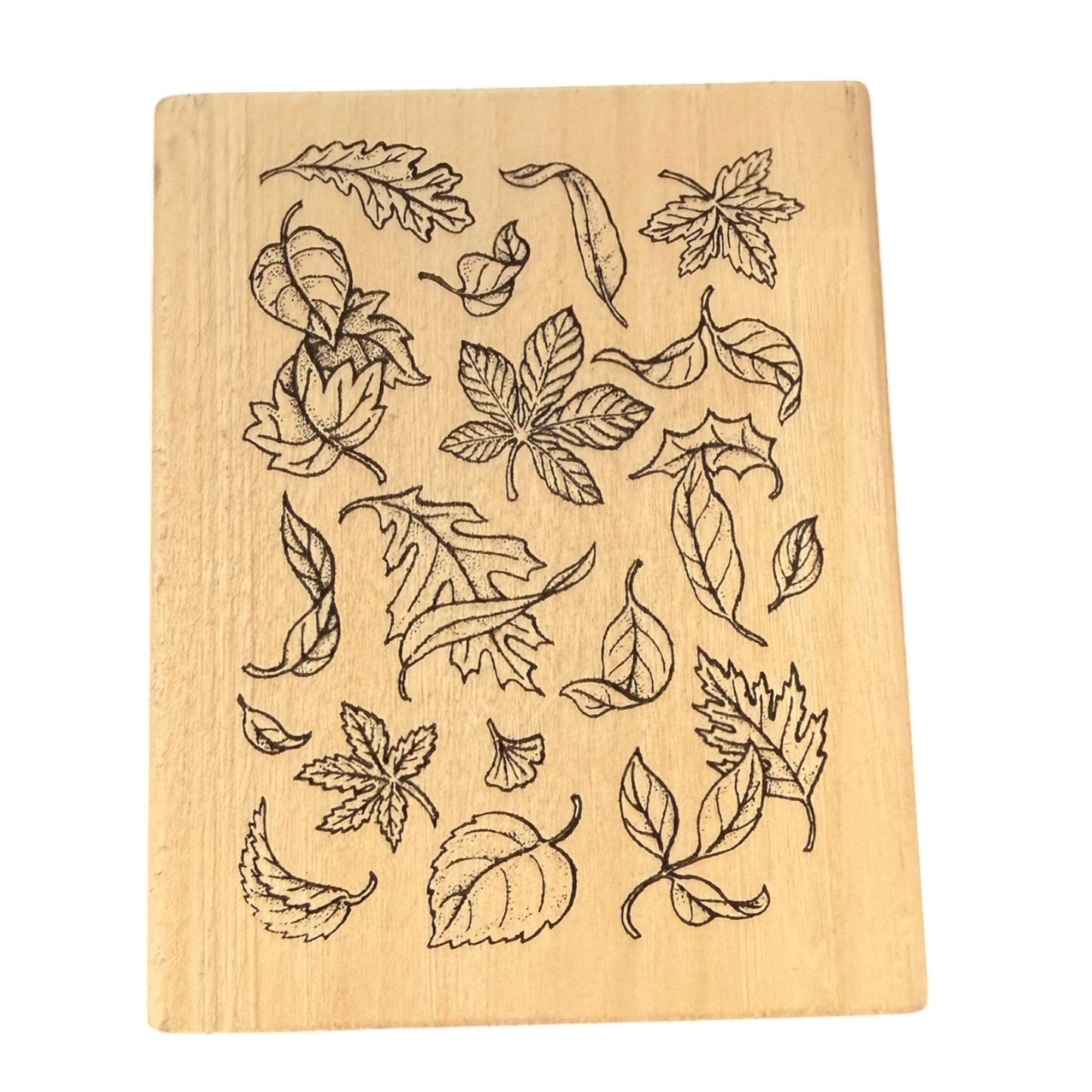 Falling Leaves Assortment Unbranded Rubber Stamp