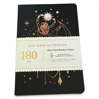 Buke Note Grid Paper Book Set Stencil Stickers Notebook Journal Original Box