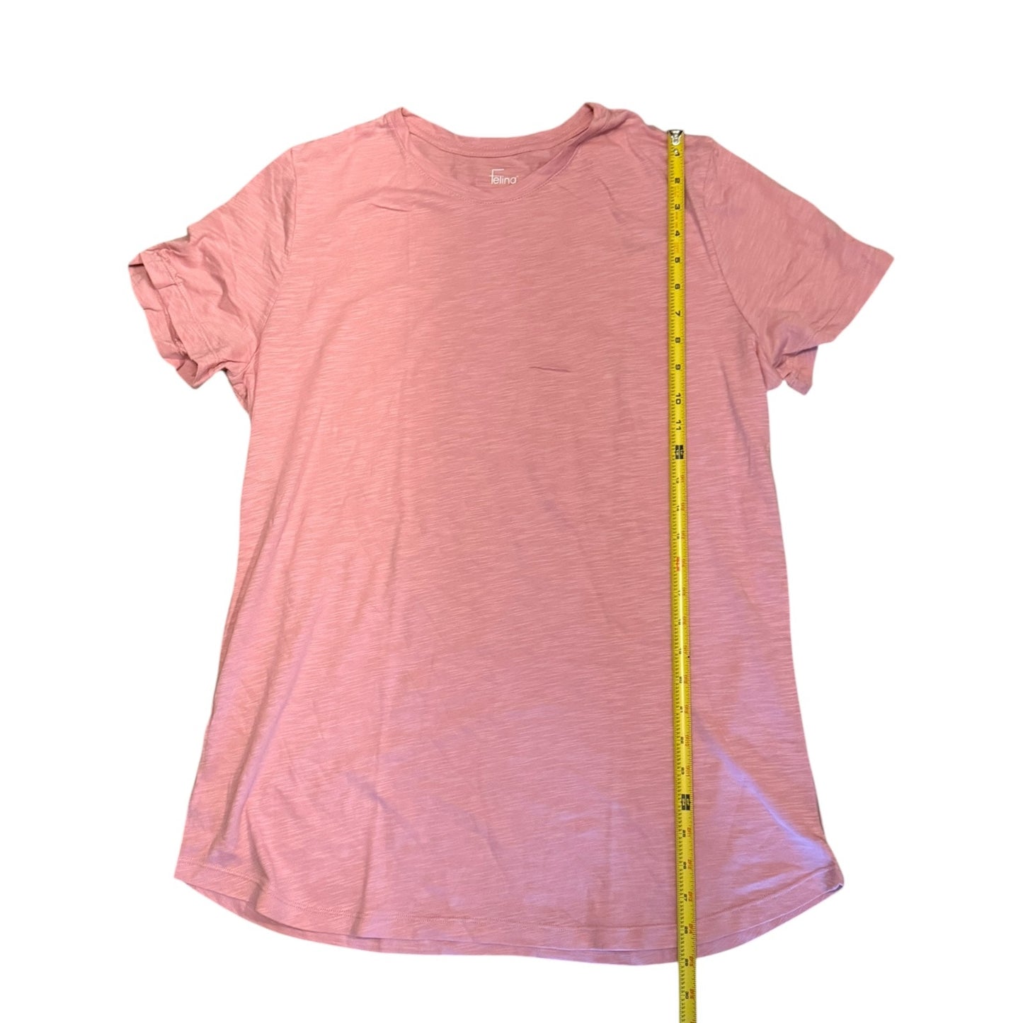 Felina Pink Cotton Blend Short Sleeve Shirt XX-Large