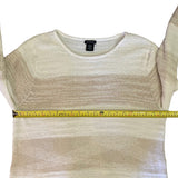 Pit to pit on sweater