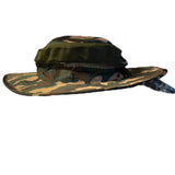 Camouflage bucket hat on a white background-2