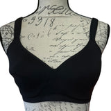 Front of black bra