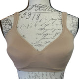 Front of beige bra
