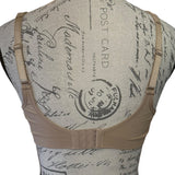 Back of beige bra