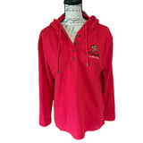 Front of hoodie with hood down
