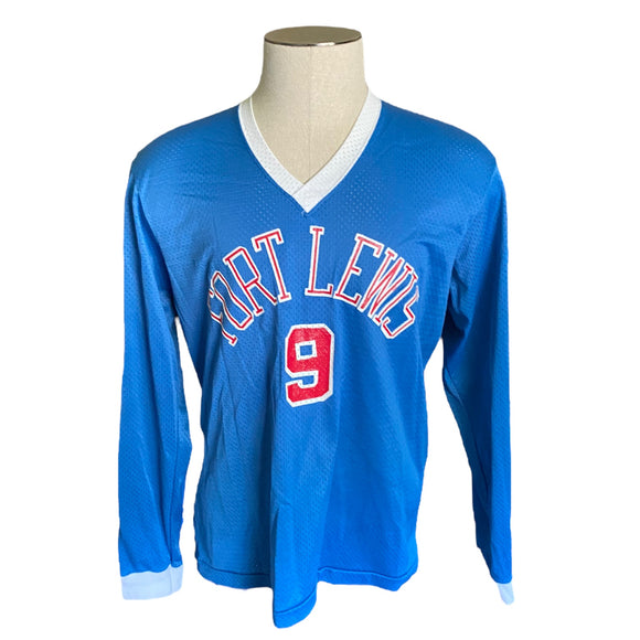 Front of blue shirt