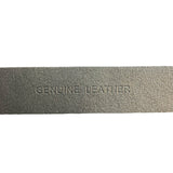 Black leather belt