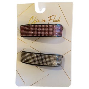 Front of 2 hair clips