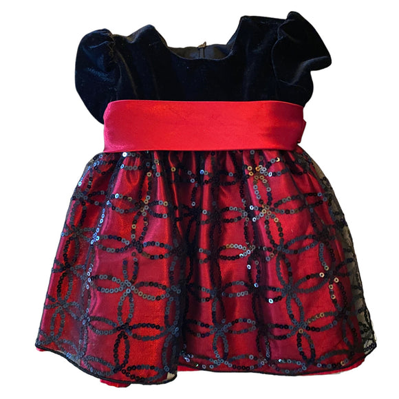 Front of holiday dress