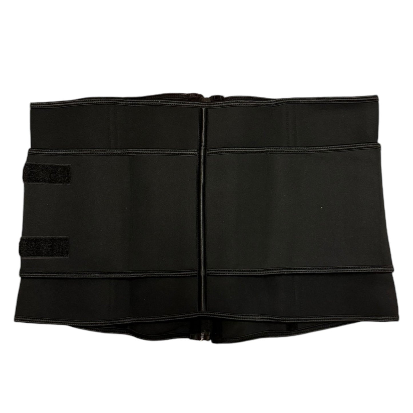 Back of waist trainer laying flat