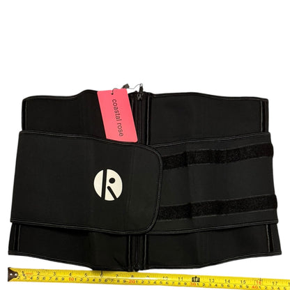 Length of waist trainer while closed