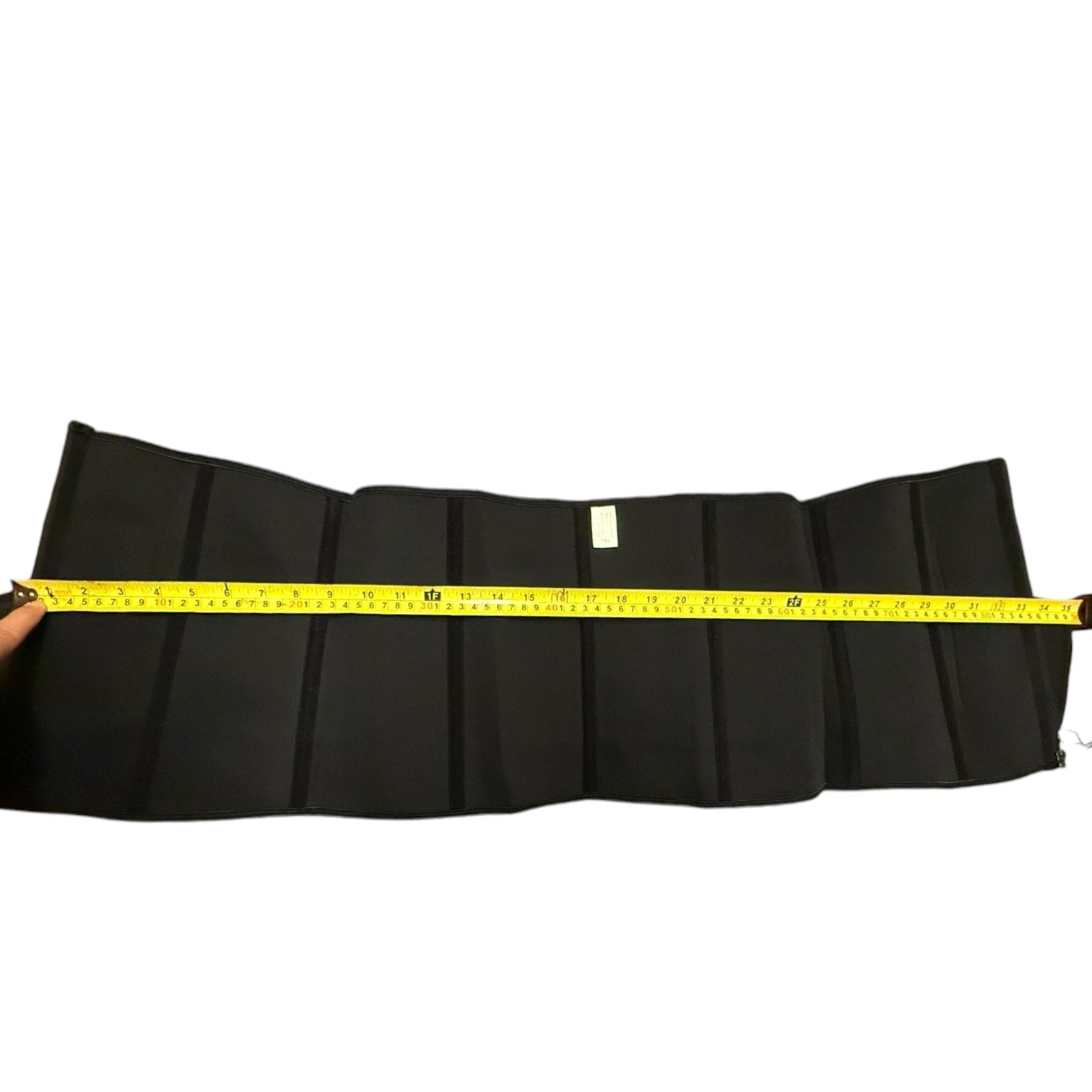 Length of waist trainer open