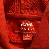 Tag of red hoodie