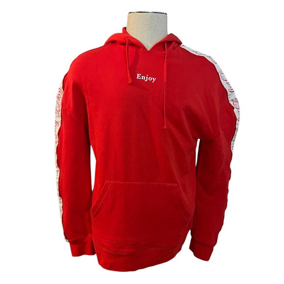 Front of red hoodie