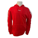 Front of red hoodie