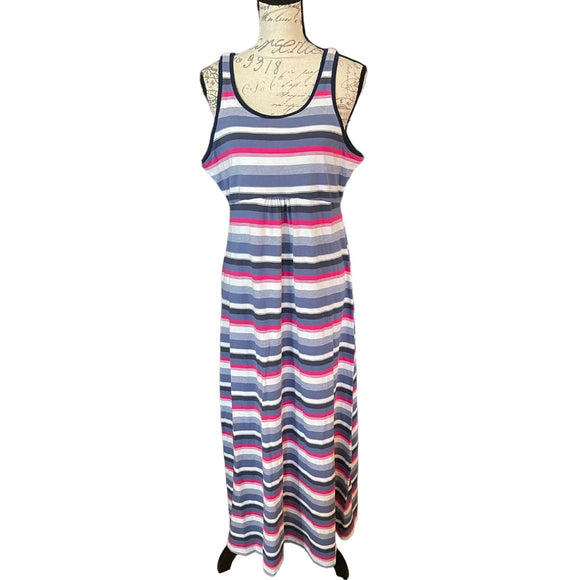 Front of striped dress