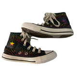 Side of rainbow converse sneakers 2