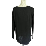 Back of black shirt