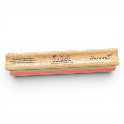 Hampton Art Mara-Mi Starry Night RS4776 Rubber Stamp