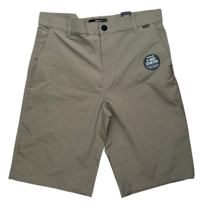 Hurley Boys Beige H2O-Dri Swim Walking Chino Shorts Size 20