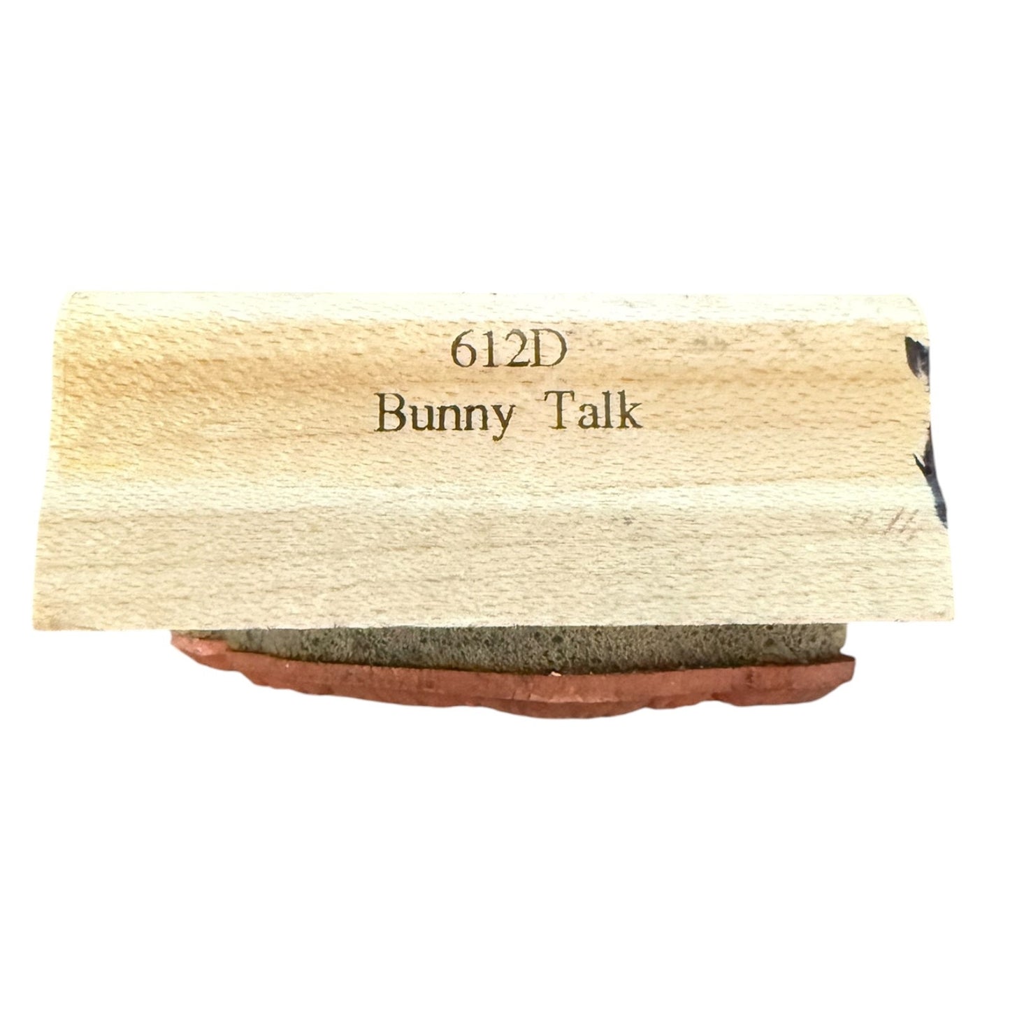 Penny Black HTF Bunny Talk 612D Chic Crafting Cardmaking RARE Rubber Stamp