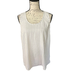 daily ritual white striped shirt front