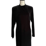 Top of long black dress
