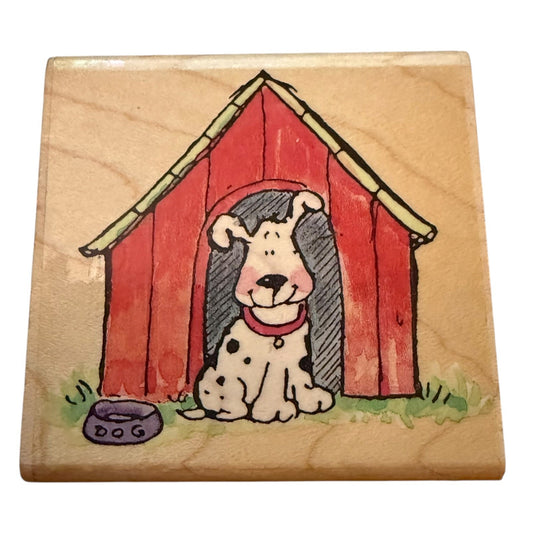 Penny Black In The Dog House 1697E Margaret Sherry 2000 Rubber Stamp