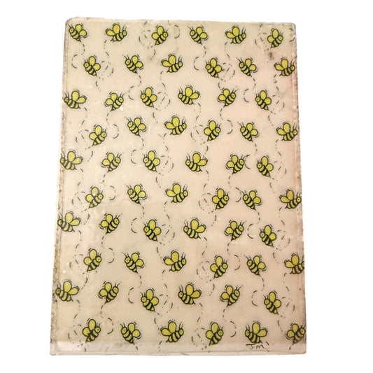 Bumblebee Background Repeating Pattern Card Making Scrapbooking Rubber Stamp