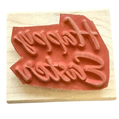 Stampin’ Up Happy Easter Vintage 2002 Rubber Stamp