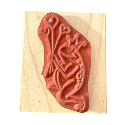Laura Kirste Campbell Frog Prince 2555-H 2006 Rubber Stamp