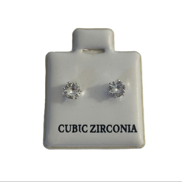 Front of stud earrings