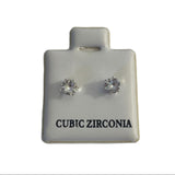 Front of stud earrings