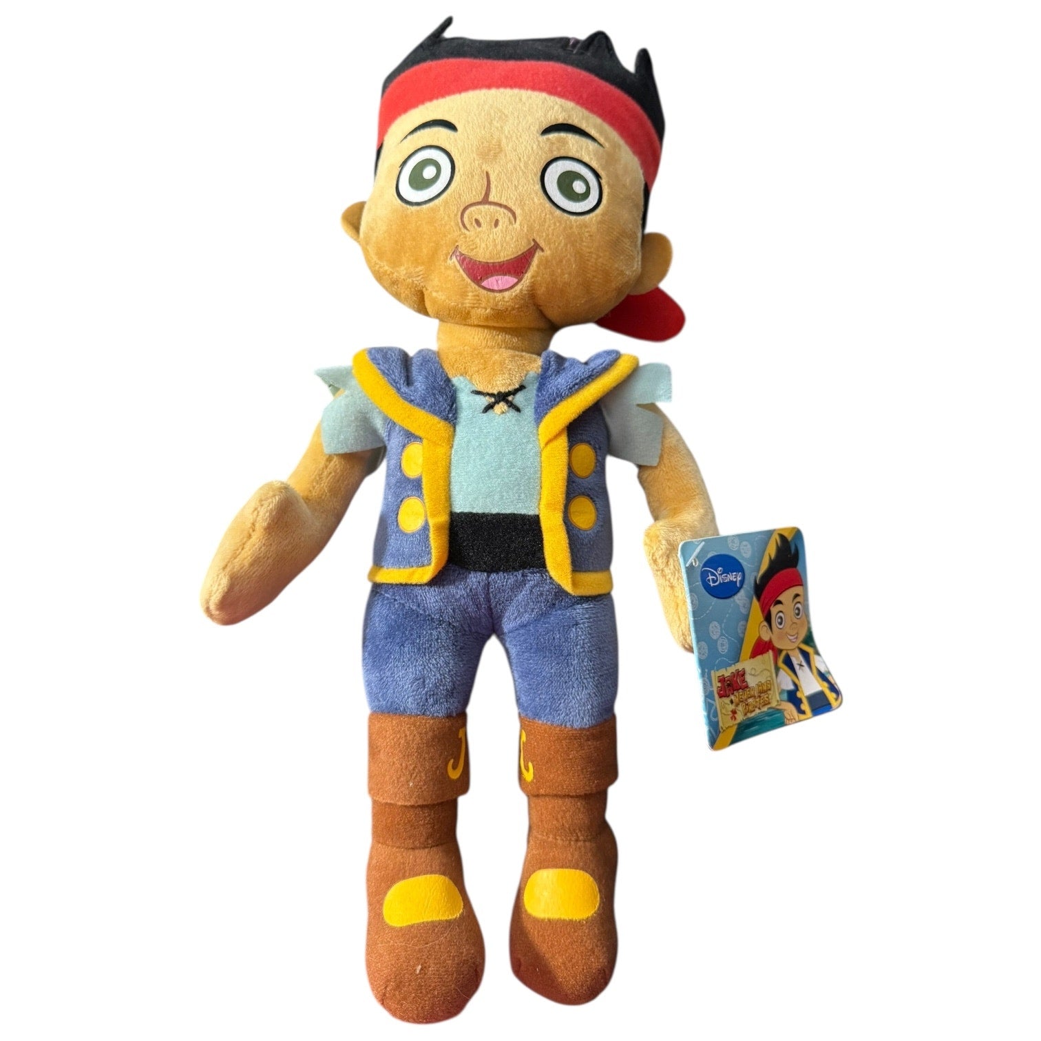 Jake Plush toy character from a popular children's show on a white background