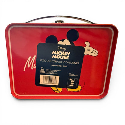 Disney Mickey Mouse Minnie Metal Lunch Pail Box Container