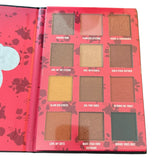 Close up of eyeshadows