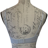 Back of gray DKNY bra