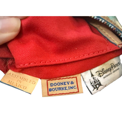 Interior tags on Dooney & Bourke purse with Disney Parks