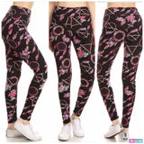 Dream catcher leggings on model