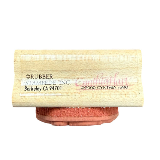 Rubber Stampede Cynthia Hart Dove With Olive Branch 294C Rubber Stamp