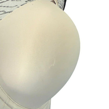 HSIA Beige Molded Cup Bustier Stretch Underwire Bra Size 36I