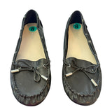 Nickels Black Slip On Moccasin Loafer Size 8