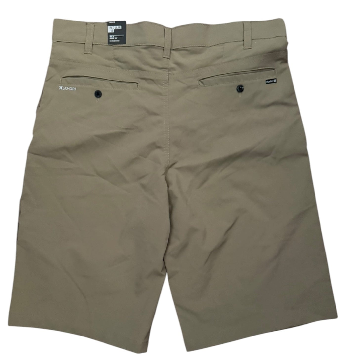 Hurley Boys Beige H2O-Dri Swim Walking Chino Shorts Size 20