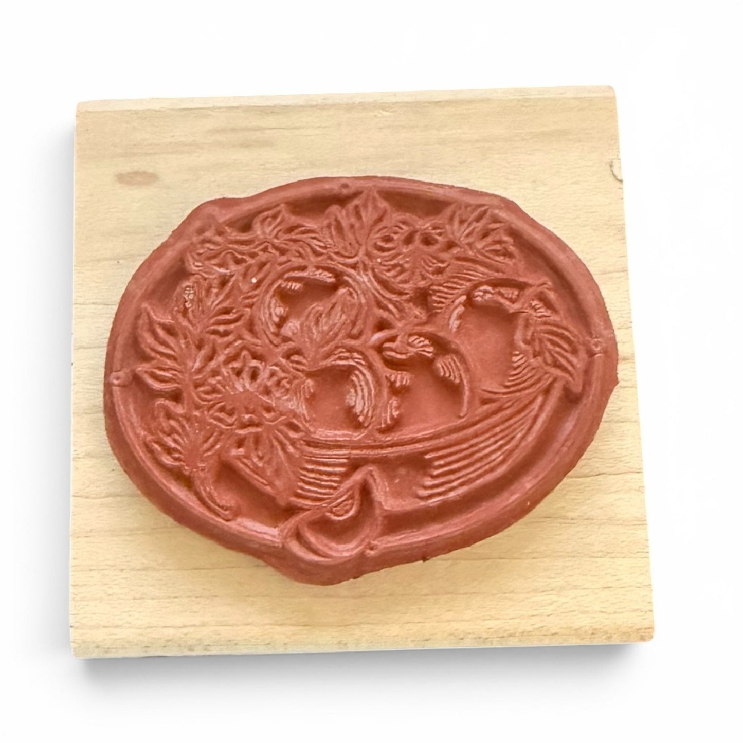 The Uptown Design Company Apple Bowl Artists Collection 115211 Rubber Stamp